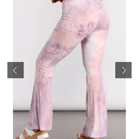 Tie Dye Windsor Flare Pants - Picture 3 of 4